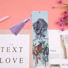 Cargar imagen en el visor de la galería, Marcapáginas Diamond Painting Mujer con Flores