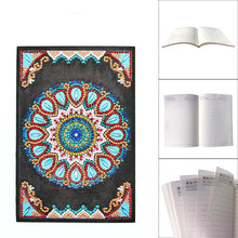 Cargar imagen en el visor de la galería, Cuaderno Diamond Painting Flor Azul