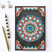 Cargar imagen en el visor de la galería, Cuaderno Diamond Painting Flor Azul