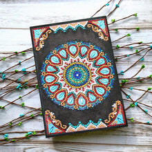 Cargar imagen en el visor de la galería, Cuaderno Diamond Painting Flor Azul