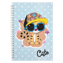 Cargar imagen en el visor de la galería, Cuaderno Diamond Painting Gato Lindo