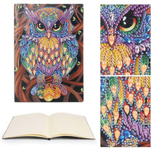 Cargar imagen en el visor de la galería, Cuaderno de pintura Diamond Art Búho