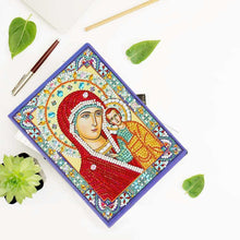 Cargar imagen en el visor de la galería, Cuaderno Diamond Painting Virgen María con Jesús