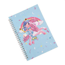 Cargar imagen en el visor de la galería, Cuaderno Diamond Painting Sirena con Unicornio