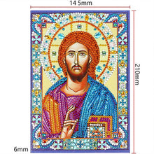 Cargar imagen en el visor de la galería, Cuaderno Diamond Painting Icono Jesús