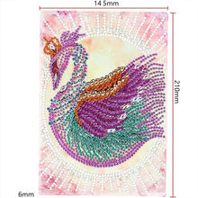Cargar imagen en el visor de la galería, Cuaderno Diamond Painting Cisne