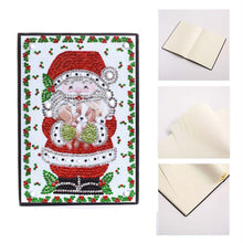 Cargar imagen en el visor de la galería, Cuaderno Diamond Painting Papá Noel con Cachorros
