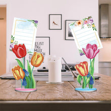 Cargar imagen en el visor de la galería, Porta-Notas Diamond Painting Tulipanes 2 Piezas