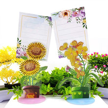 Cargar imagen en el visor de la galería, Porta-Notas Diamond Painting Flores 2 Piezas