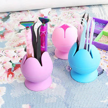 Cargar imagen en el visor de la galería, Mini papelera Tulipán con diseño de gema para Diamond Painting – Disponible en 4 colores
