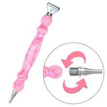 Cargar imagen en el visor de la galería, Bolígrafo Diamond Painting Olas Rosa con Puntas de Acero