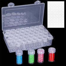 Cargar imagen en el visor de la galería, Caja de almacenamiento XL Diamond Painting con 38 frascos