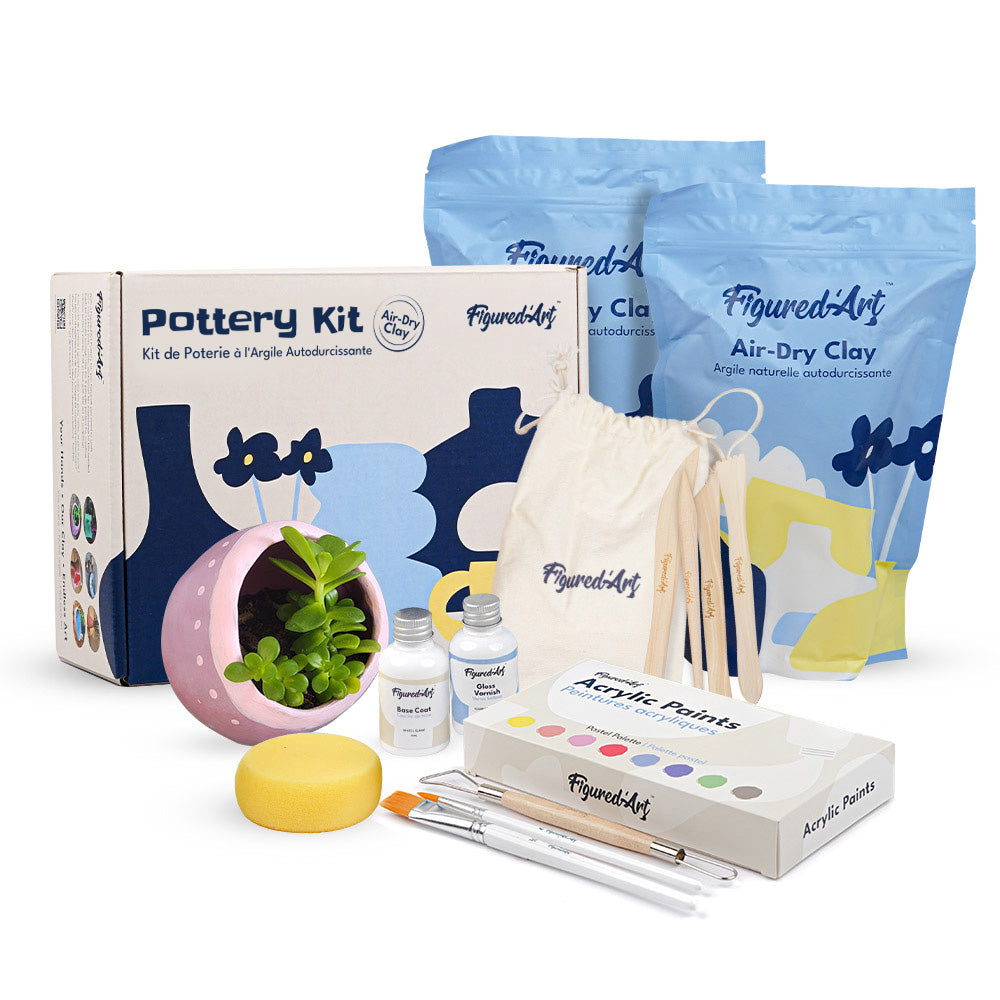 Kit de Cerámica de Arcilla Autoendurecible