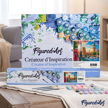 Cargar imagen en el visor de la galería, Pintar Por Números - Londres en la primavera - Figuredart - Intermedio Ciudades Novedades