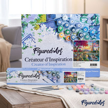 Cargar imagen en el visor de la galería, Pintar Por Números - Cena a orillas del Sena - Figuredart - Intermedio Ciudades Novedades