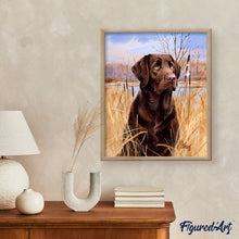 Cargar imagen en el visor de la galería, Pintar Por Números - Perro Labrador - Figuredart - Fácil Animales Perros Novedades