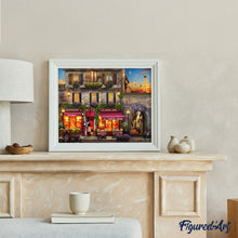 Cargar imagen en el visor de la galería, Pintar por números Sombrero rojo Figured'Art Avanzado Novedades Ciudades Paisajes