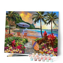 Cargar imagen en el visor de la galería, Pintar por números Bajo el coco Figured'Art Intermedio Novedades Paisajes