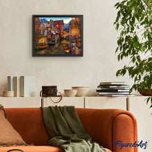 Cargar imagen en el visor de la galería, Pintar por números Canales acogedores Figured'Art Avanzado Novedades Ciudades Paisajes