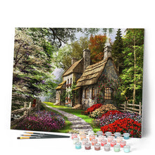 Cargar imagen en el visor de la galería, Pintar por números Paisaje de campaña Figured'Art Avanzado Novedades Paisajes