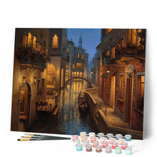 Cargar imagen en el visor de la galería, Pintar por números Canales extravagantes Figured'Art Avanzado Novedades Ciudades Paisajes Barcos