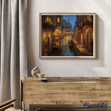 Cargar imagen en el visor de la galería, Pintar por números Canales extravagantes Figured'Art Avanzado Novedades Ciudades Paisajes Barcos