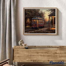 Cargar imagen en el visor de la galería, Pintar por números Estación de tranvía Figured'Art Intermedio Novedades Ciudades Paisajes