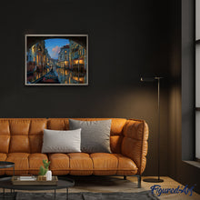 Cargar imagen en el visor de la galería, Pintar por números Visita del canal de Venecia Figured'Art Intermedio Novedades Ciudades Paisajes Barcos