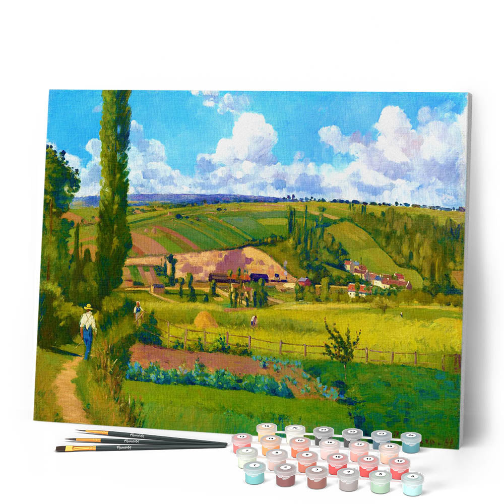 絵画 Camille Pissarro Pintar por números - Pausscape - Camille Pissarro – Figured'Art