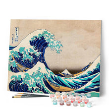 Cargar imagen en el visor de la galería, La gran ola de Kanagawa de Katsushika Hokusai
