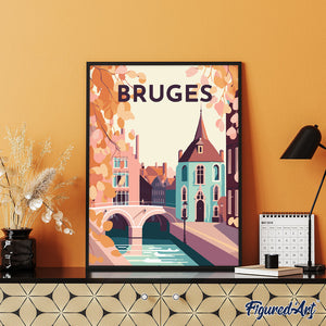 Póster de viaje Brujas