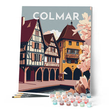 Cargar imagen en el visor de la galería, Póster de viaje Colmar