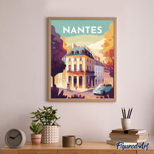 Cargar imagen en el visor de la galería, Póster de viaje Nantes