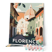 Cargar imagen en el visor de la galería, Póster de viaje Florencia