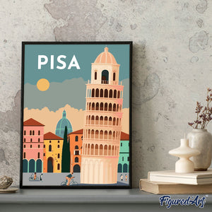 Póster de viaje Pisa