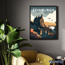 Cargar imagen en el visor de la galería, Póster de viaje Edimburgo