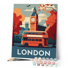 Cargar imagen en el visor de la galería, Póster de viaje Londres