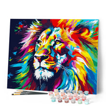 Cargar imagen en el visor de la galería, León Abstracto Colorido