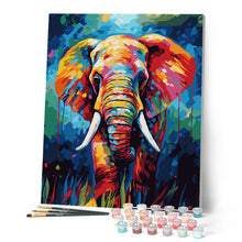 Cargar imagen en el visor de la galería, Elefante Abstracto Colorido