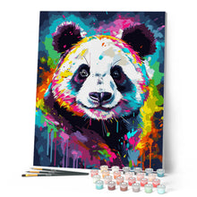 Cargar imagen en el visor de la galería, Panda Abstracto Colorido