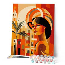 Cargar imagen en el visor de la galería, Mujer Art Deco en Cuba