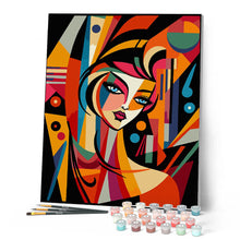 Cargar imagen en el visor de la galería, Mujer Abstracta al Estilo Picasso