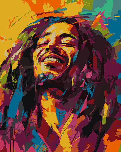 Pintar por numeros Figured'Art - Arte Callejero de Reggae