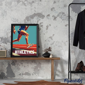 Póster Deportivo de Atletismo