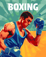 Cargar imagen en el visor de la galería, Pintar por numeros Figured&#39;Art - Póster Deportivo de Boxeo