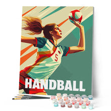 Cargar imagen en el visor de la galería, Póster Deportivo de Balonmano