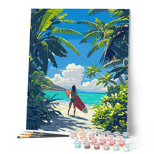 Cargar imagen en el visor de la galería, Paraíso tropical del surf