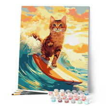 Cargar imagen en el visor de la galería, Gato surfista