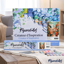 Cargar imagen en el visor de la galería, Escena en el mercado navideño