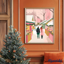 Cargar imagen en el visor de la galería, Pareja en el mercado navideño